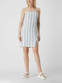 Only Minikleid Aus Leinenmischung Modell 'Caro' - Blau