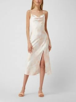 Gina Tricot Maxikleid Aus Satin Modell 'Sally' - Orange