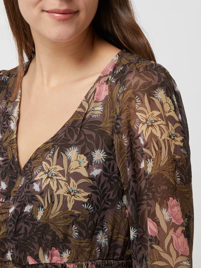 Only Kleid Aus Chiffon Modell 'Phoebe' - Olivgrün – Bild 3