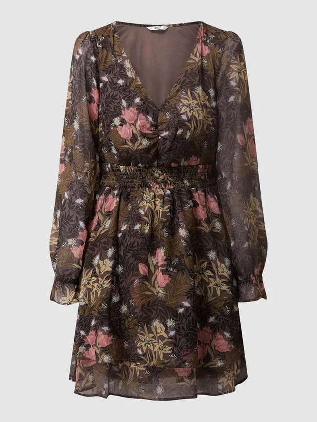 Only Kleid Aus Chiffon Modell 'Phoebe' - Olivgrün – Bild 2