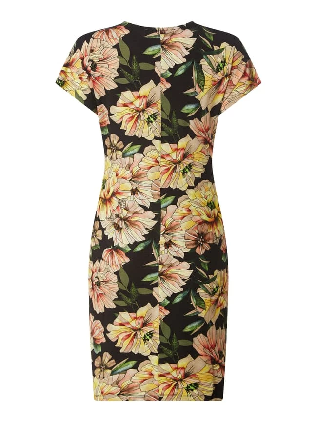 BETTY & CO GREY Kleid Mit Floralem Muster - Schwarz – Bild 3