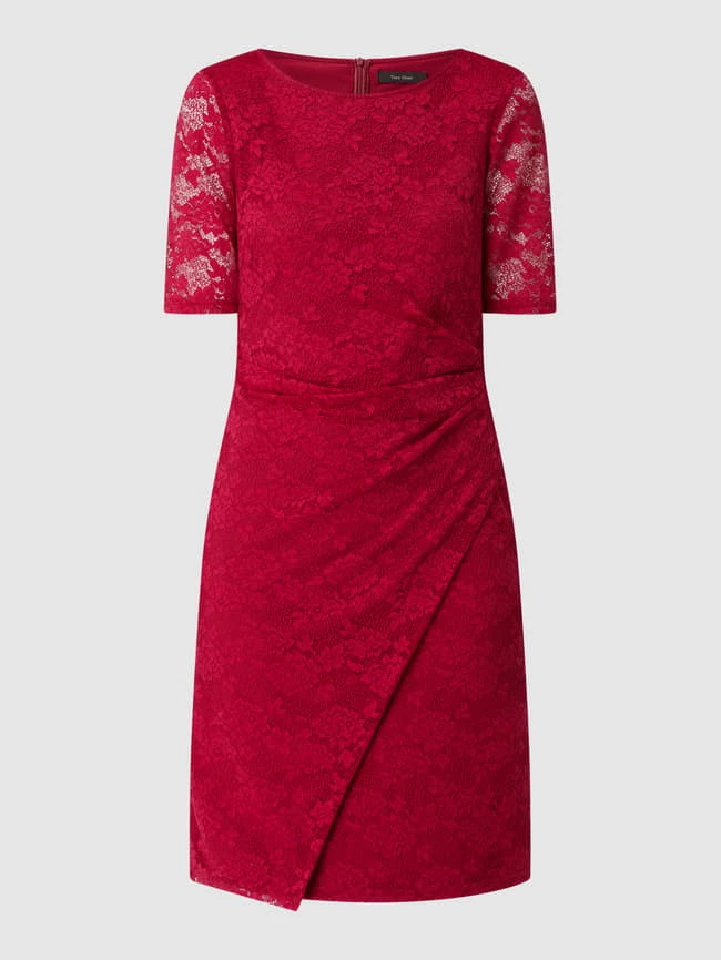 Vera Mont Cocktailkleid Aus Spitze - Rot – Bild 2