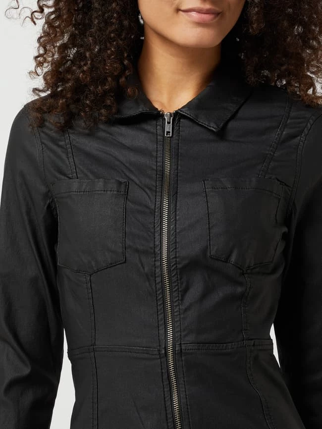 Noisy May Kleid Aus Viskosemischung Modell 'Lisa' - Schwarz – Bild 3