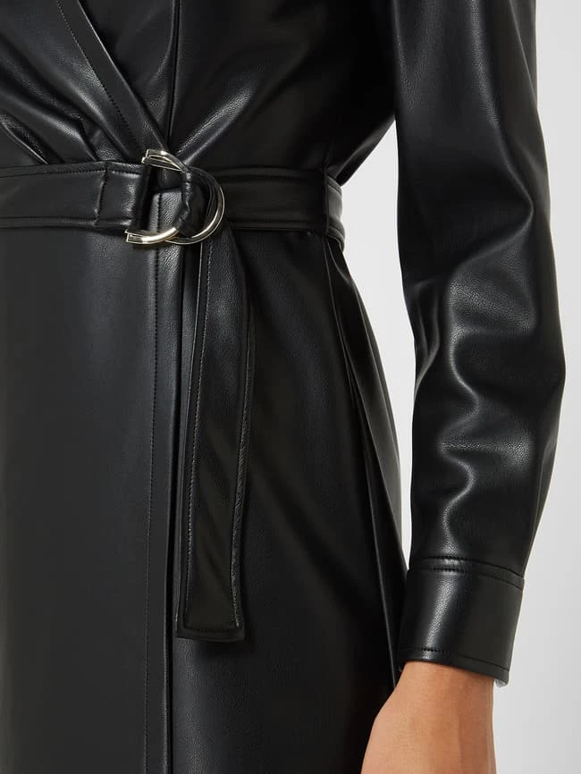 Pennyblack Minikleid In Leder-Optik Modell 'Riva' - Schwarz – Bild 3