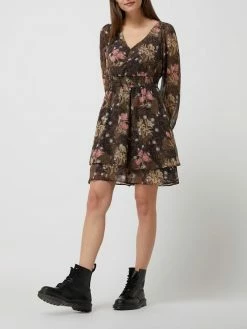 Only Kleid Aus Chiffon Modell 'Phoebe' - Olivgrün