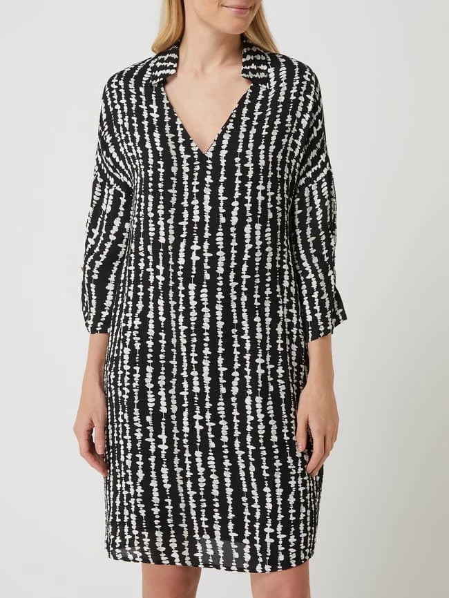 S.Oliver BLACK LABEL Kleid Aus Viskose - Schwarz – Bild 4