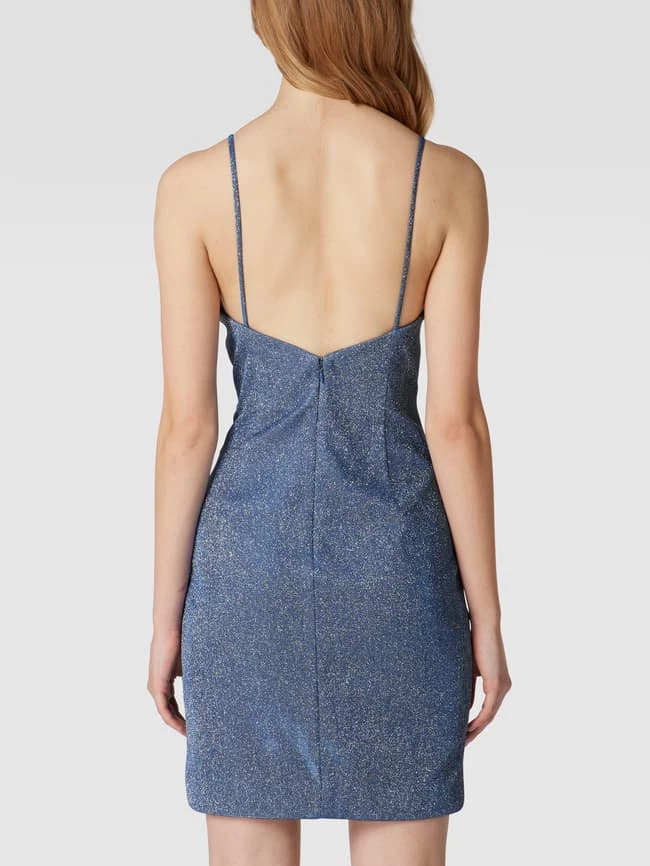 Luxuar Cocktailkleid In Schimmerndem Design - Bleu – Bild 5