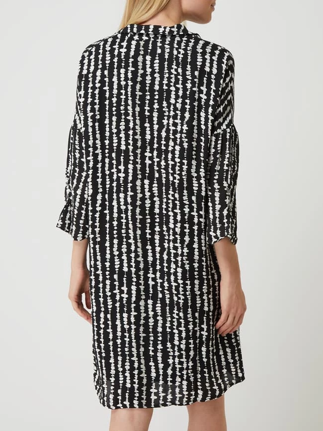 S.Oliver BLACK LABEL Kleid Aus Viskose - Schwarz – Bild 5