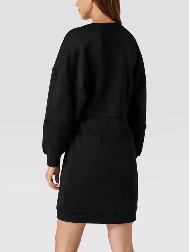 LIU JO SPORT Knielanges Sweatkleid Mit Label-Stitching - Schwarz – Bild 5