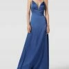 Luxuar Midikleid Mit Herz-Ausschnitt - Bleu