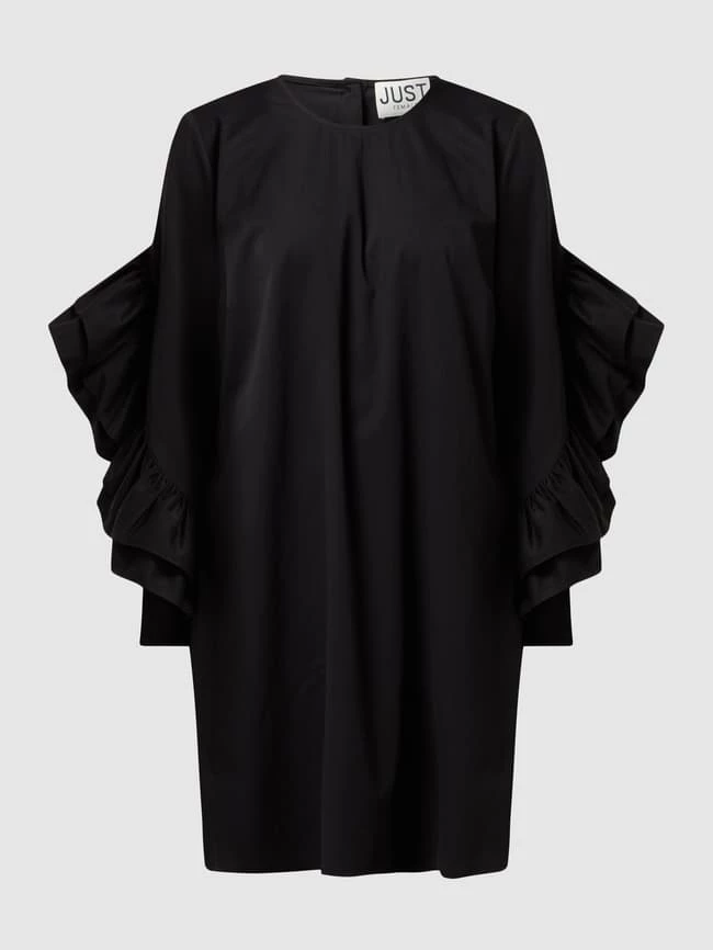 JUST FEMALE Kleid Mit Volants Modell 'Elly' - Schwarz – Bild 2