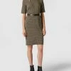 Lauren Ralph Lauren Knielanges Kleid Mit Hahnentritt-Muster - Camel