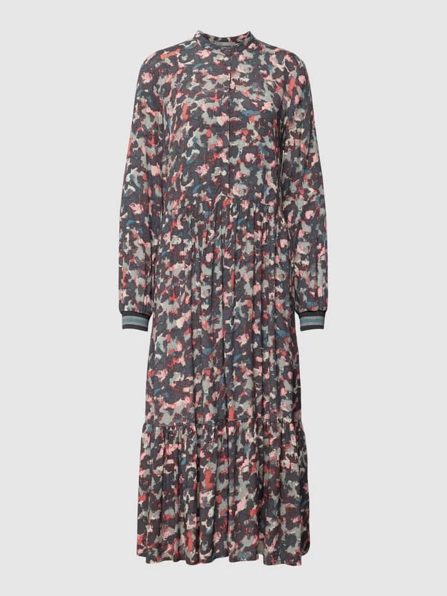 Jake*s Collection Midikleid Mit Allover-Muster - Pink – Bild 2