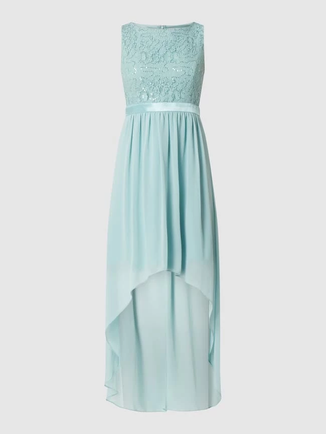 Jake*s Cocktail Vokuhila Cocktailkleid Mit Pailletten-Besatz - Mint – Bild 2