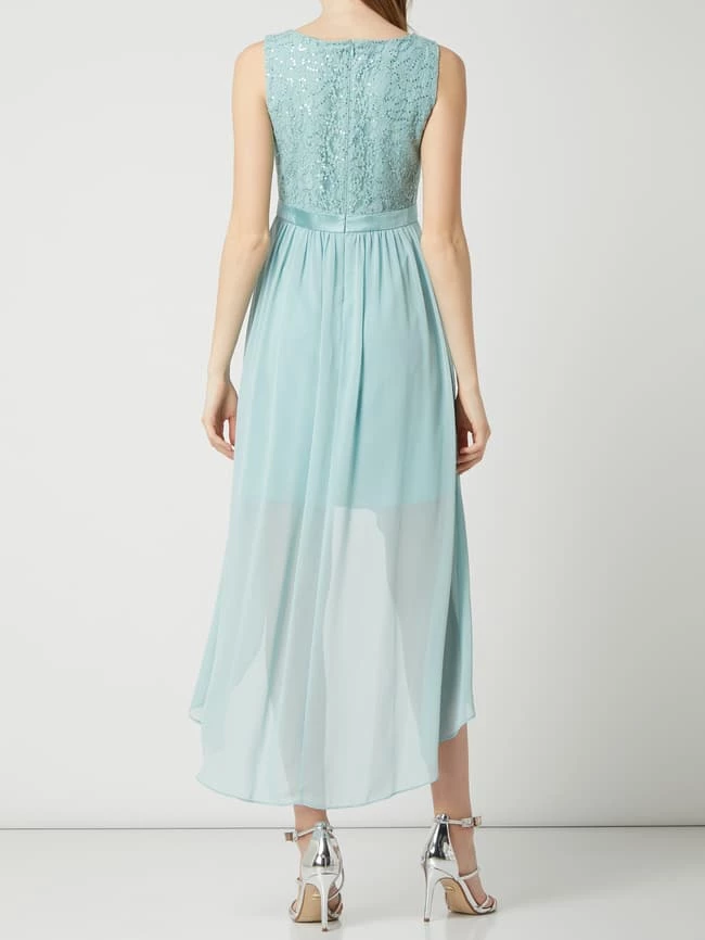 Jake*s Cocktail Vokuhila Cocktailkleid Mit Pailletten-Besatz - Mint – Bild 4