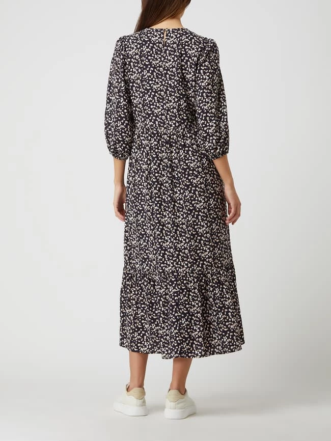 Montego Kleid Aus Viskose - Marineblau – Bild 4