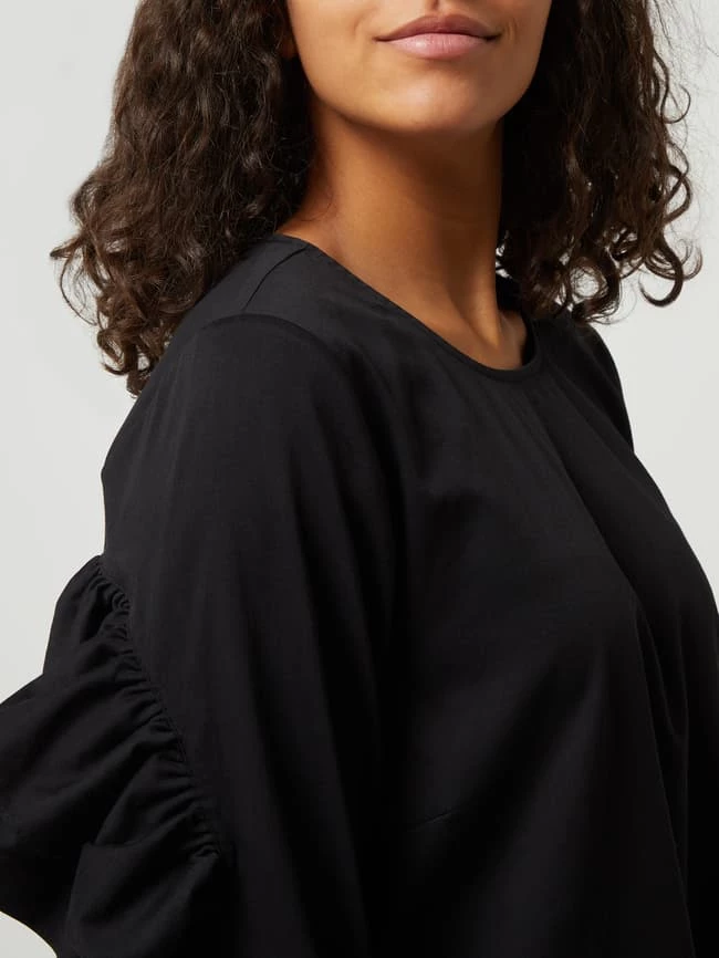 JUST FEMALE Kleid Mit Volants Modell 'Elly' - Schwarz – Bild 3