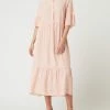 Montego Midikleid Im Stufen-Look - Pink