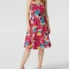 Lauren Ralph Lauren Cocktailkleid Mit Karree-Ausschnitt Modell 'Havram' - Pink Meliert