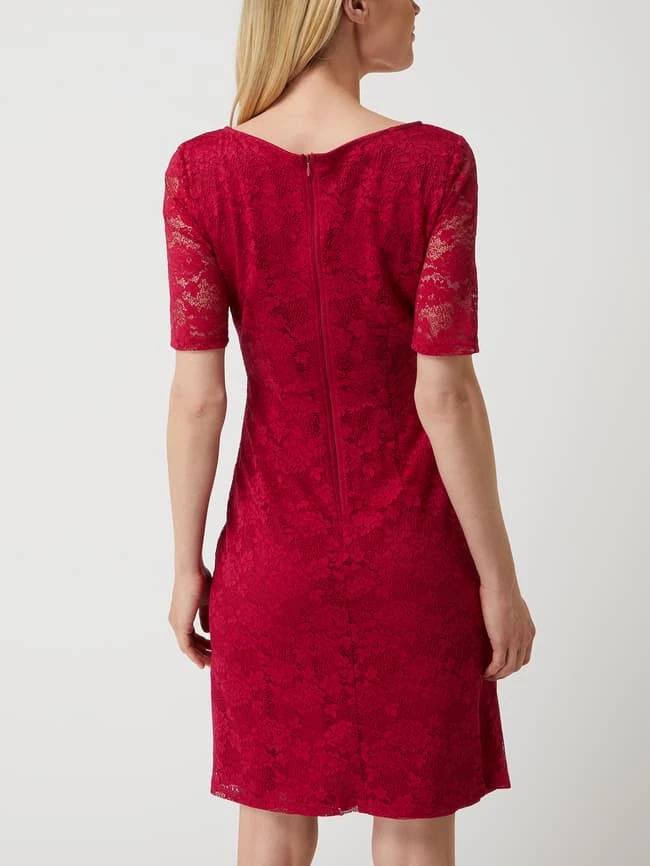 Vera Mont Cocktailkleid Aus Spitze - Rot – Bild 5