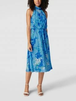 Adrianna Papell Cocktailkleid Mit Floralem Allover-Muster - Bleu