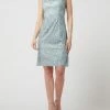 Luxuar Cocktailkleid Mit Zierborten - Mint