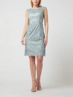 Luxuar Cocktailkleid Mit Zierborten - Mint