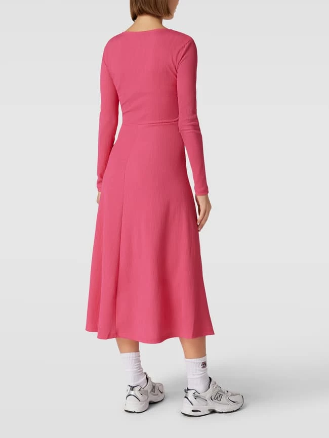 Mango Blusenkleid Mit V-Ausschnitt Modell 'DUNA' - Pink – Bild 5