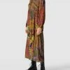 Emily Van Den Bergh Midikleid Mit Allover-Muster Modell 'Paisleypatch Stufenvolant' - Grün