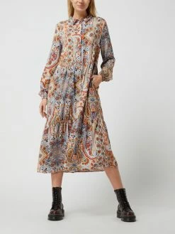 Smith And Soul Midikleid Aus Viskose - Haselnuss Braun