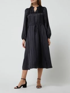 MOS MOSH Midikleid Aus Viskose - Blau