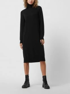 MaxMara Leisure Strickkleid Aus Schurwolle Modell 'Linfa' - Schwarz