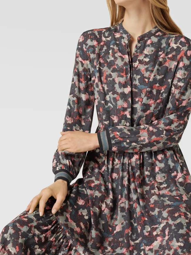 Jake*s Collection Midikleid Mit Allover-Muster - Pink – Bild 3