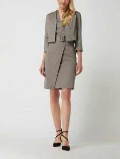 Vera Mont Cocktailkleid In Wickel-Optik - Taupe