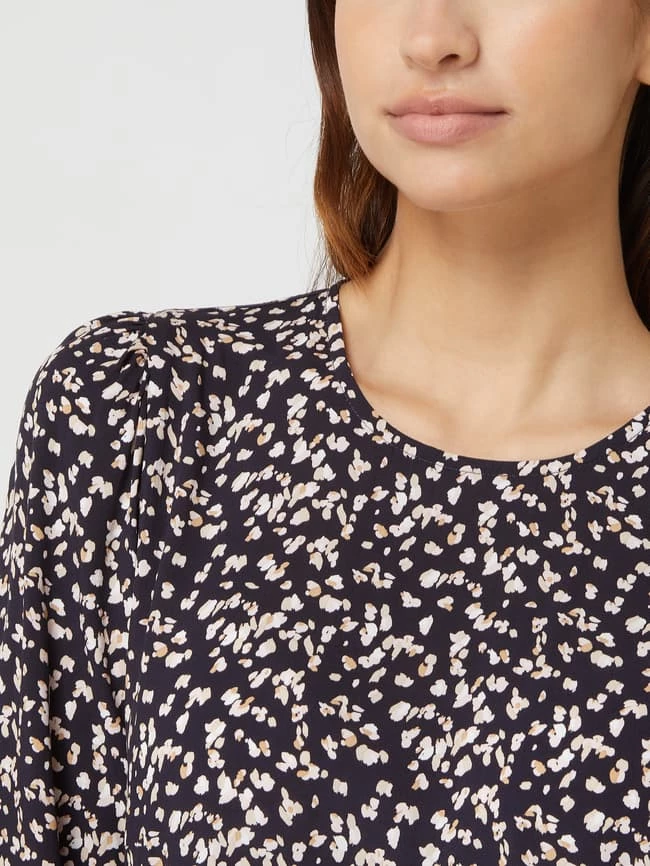 Montego Kleid Aus Viskose - Marineblau – Bild 3