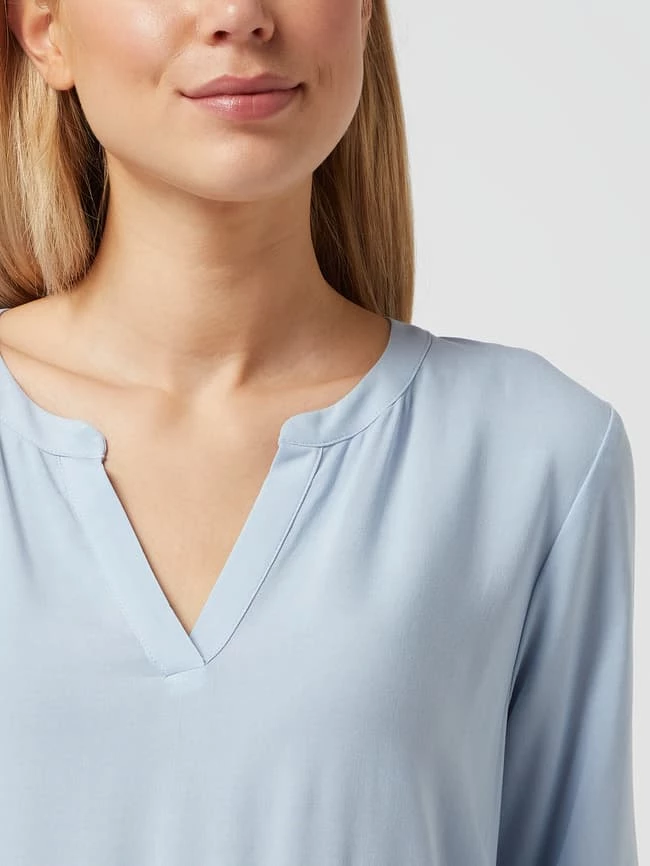 Soyaconcept Kleid Aus Viskose - Bleu – Bild 3