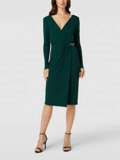 Lauren Ralph Lauren Cocktailkleid In Wickel-Optik Modell 'KINA' - Grün