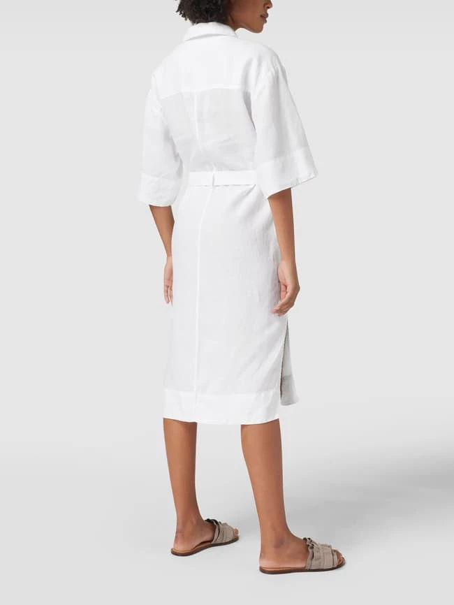 Marc O'Polo Blusenkleid Aus Leinen - Weiß – Bild 5