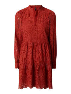 YAS Kleid Aus Bio-Baumwolle Modell 'Holi' - Rostrot