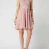 Laona Cocktailkleid Mit Zierborten - Altrosa