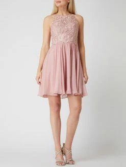 Laona Cocktailkleid Mit Zierborten - Altrosa