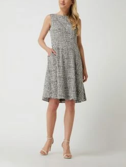 Vera Mont Cocktailkleid Mit Allover-Muster - Taupe