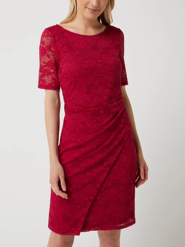 Vera Mont Cocktailkleid Aus Spitze - Rot – Bild 4