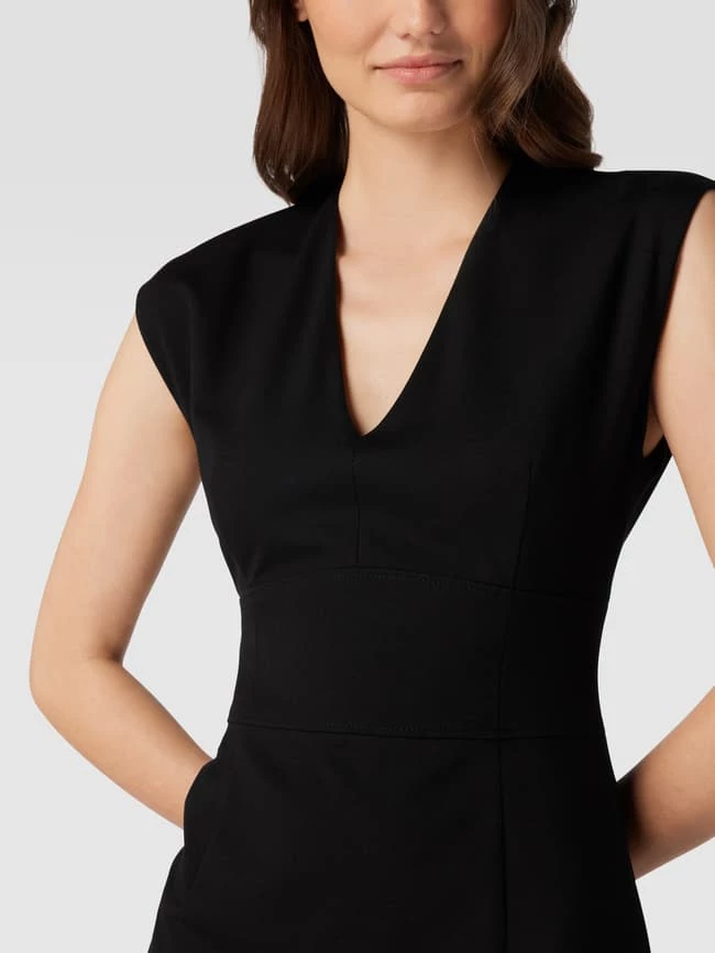 HUGO Etuikleid Mit Angeschnittenen Ärmeln Modell 'Kemanda' - Schwarz – Bild 3