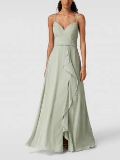 Luxuar Abendkleid Mit Herz-Ausschnitt - Hellgrün