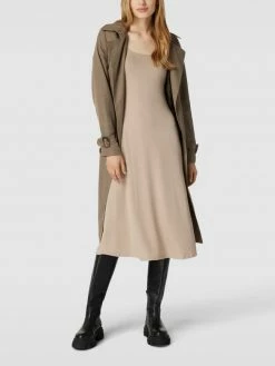 Mango Midikleid In Ripp-Optik Modell 'KILIAN' - Hellbraun