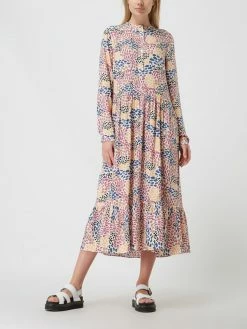 Montego Kleid Aus Viskose - Kitt