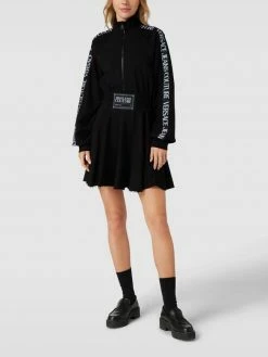 Versace Jeans Couture Kleid Mit Label-Patch - Schwarz