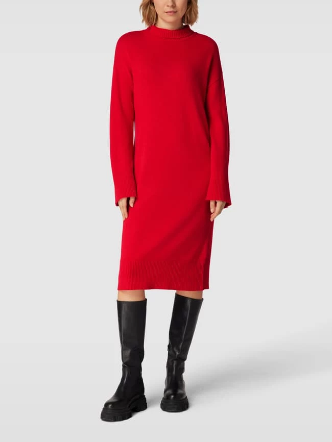 Esprit Collection Sweatkleid Mit Streifenmuster - Rot – Bild 4