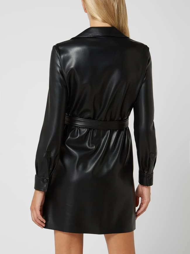 Pennyblack Minikleid In Leder-Optik Modell 'Riva' - Schwarz – Bild 5